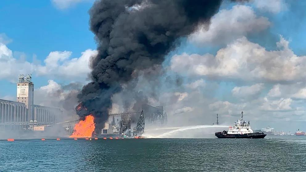 突發！輪船撞上天然氣管道，大爆炸！2死、2失蹤，6傷！